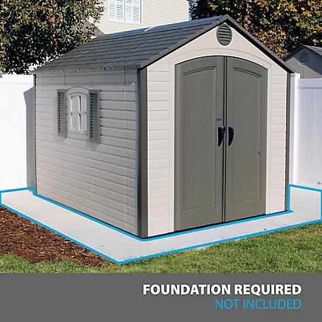Lifetime 8 ft. x 10 ft. Outdoor Storage Shed, 60056