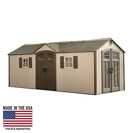 Lifetime 20 ft. x 8 ft. Outdoor Storage Shed