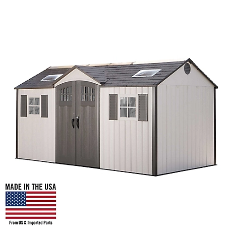 Lifetime 15 ft. x 8 ft. Side Entry Outdoor Storage Shed