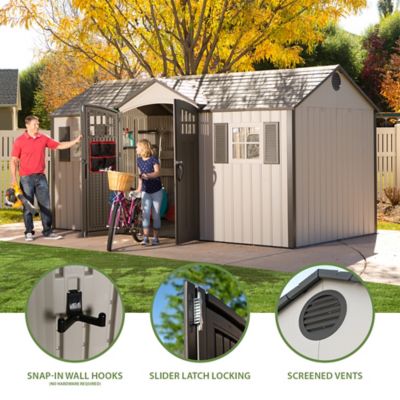 Image showing  15 ft. x 8 ft. Side Entry Outdoor Storage Shed
