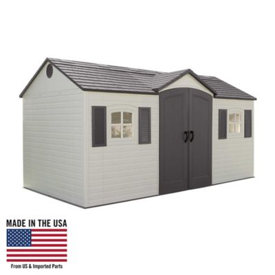 Lifetime 15 ft. x 8 ft. Outdoor Storage Shed with Skylight Great outdoor storage shed