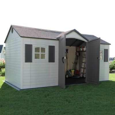 Image showing 5 th Lifetime 15 x 8ft. Outdoor Storage Shed with Skylight