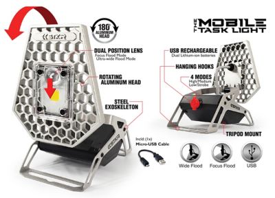 Image showing 5 th STKR Concepts 1,200 Lumen Portable/Rechargeable Mobile Task Light
