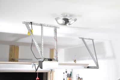 Image showing  7.75 in. 24W/4,000 Lumen TRiLIGHT Screw-In Motion-Activated Ceiling/Garage/Shop Light