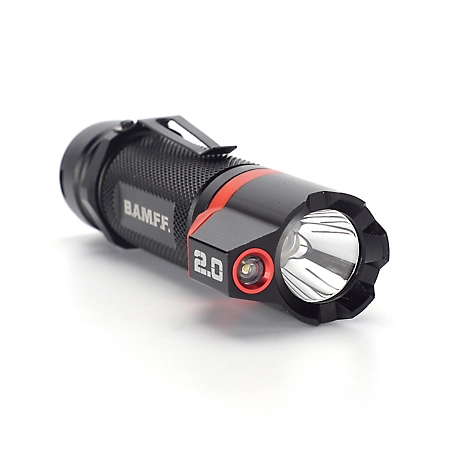 STKR Concepts 200 Lumen BAMFF 2.0 Dual LED Flashlight with 6 Modes