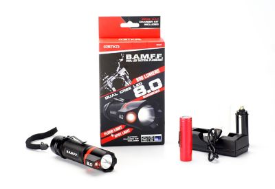 Image showing 8 th STKR Concepts BAMFF 8.0 800-Lumen Rechargeable Dual LED Flashlight with 6 Modes, 00-341