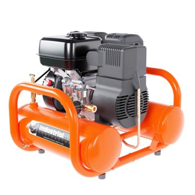 Image showing  5 HP 4 gal. Single-Stage Gas Pontoon Air Compressor, 155 PSI