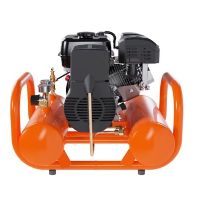 Image showing  5 HP 4 gal. Single-Stage Gas Pontoon Air Compressor, 155 PSI