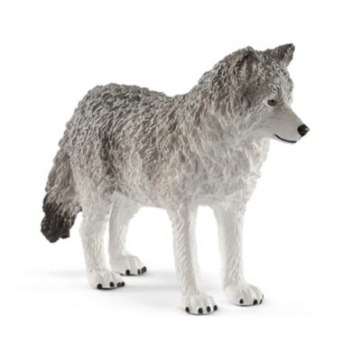 Image showing  Wolf Mom with Pups Toy Playset