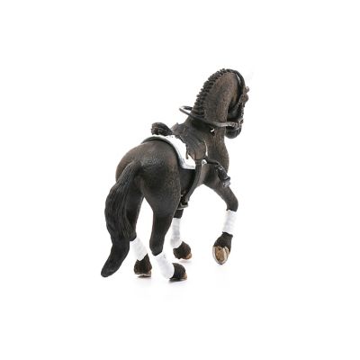 Image showing 4 th Schleich Frisian Stallion Riding Tournament Play Set, 3-Pack