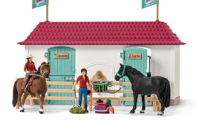 Schleich Large Horse Toy Stable And 