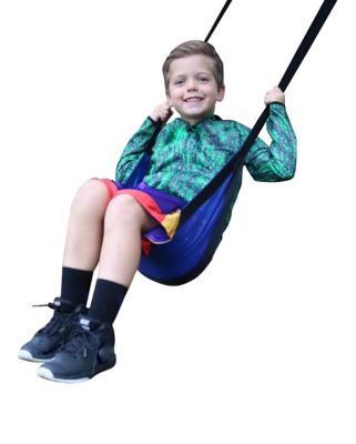 M&M Sales Enterprises Free Spirit Travel Swing, Sky Blue, 250 lb. Capacity, For Ages 3+