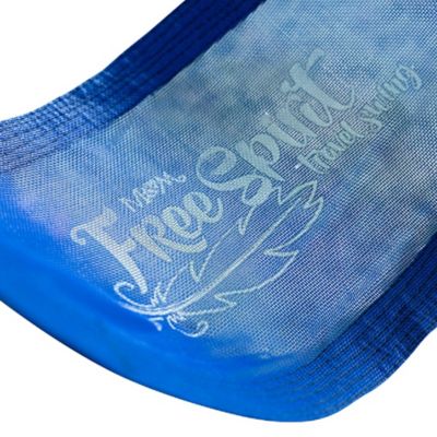 Image showing  Free Spirit Travel Swing, Sky Blue/Stargazer Purple, 250 lb. Capacity, For Ages 3+