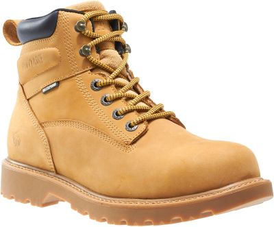 Wolverine Men's Steel Toe Floorhand Waterproof Work Boots, 6 in., W10691