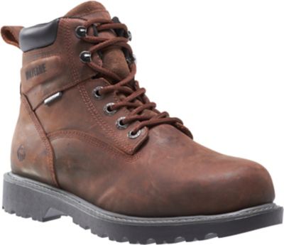 Wolverine Men's Steel Toe Floorhand Waterproof Work Boots, 6 in., W10691