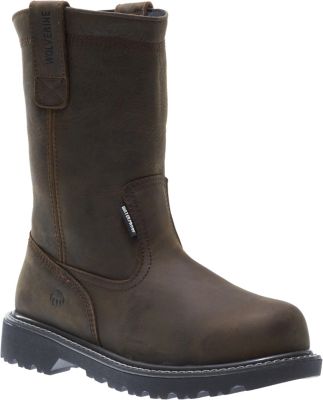 Wolverine Men's Floorhand Waterproof Steel Toe Wellington Boots, 10 in.