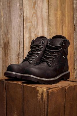 Image showing  Men's Steel Toe Floorhand Waterproof Work Boots, 6 in.