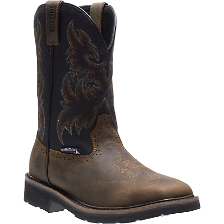 Wolverine Men's Rancher Waterproof Steel Toe Wellington Boots