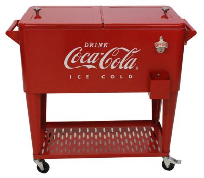 Image showing  80 qt./100 Can Coca-Cola Embossed Ice-Cold Cooler