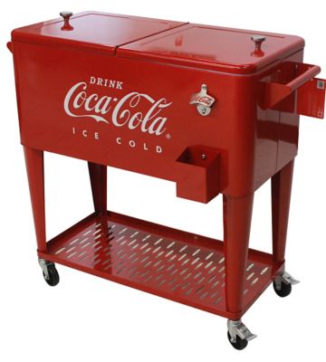 Image showing  80 qt./100 Can Coca-Cola Embossed Ice-Cold Cooler