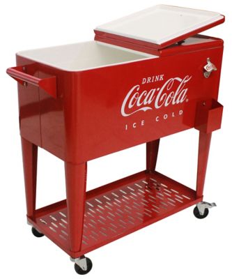 Image showing 5 th Leigh Country 80 qt./100 Can Coca-Cola Embossed Ice-Cold Cooler