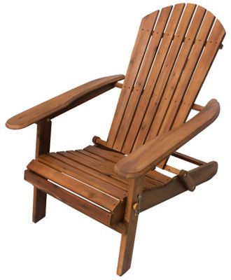 Image showing  Folding Adirondack Chair, Natural