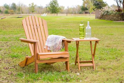 Image showing 5 th Leigh Country Folding Adirondack Chair, Natural