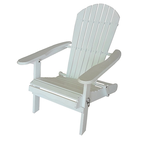 Leigh Country White Folding Adirondack Chair