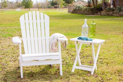 Image showing  Folding Adirondack Chair, White