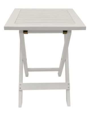 Image showing  Square Folding Adirondack Patio Table, White