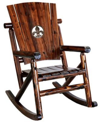 Leigh Country Char Log Single Rocker Chair at Tractor Supply Co