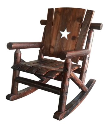 Image showing 1 th Leigh Country Char-Log Junior Lil Rocker Chair