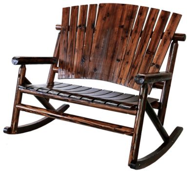Image showing 1 th Leigh Country Char-Log Double Patio Rocker