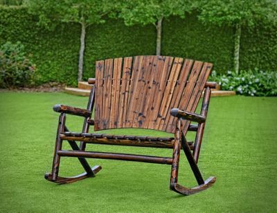 Image showing 2 th Leigh Country Char-Log Double Patio Rocker