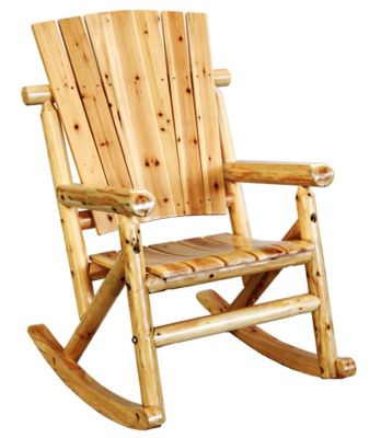 Red Shed 27 in. Stained Log Rocker at Tractor Supply Co