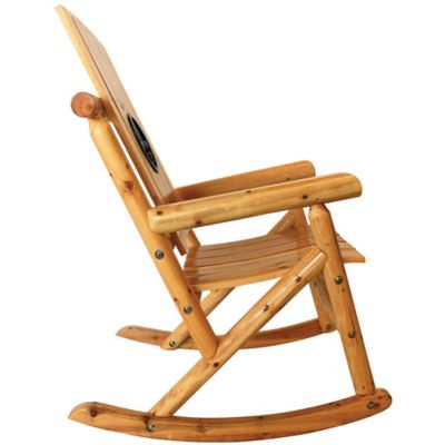 Image showing  35.43 in. Aspen Fleur De-Lis Single Patio Rocker