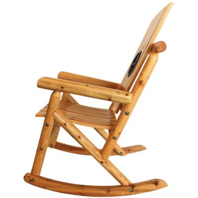 Image showing  35.43 in. Aspen Fleur De-Lis Single Patio Rocker