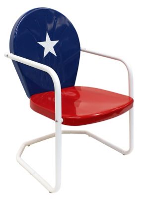 Leigh Country Texas Flag Retro Chair
