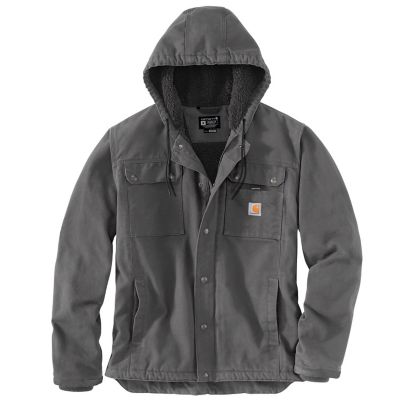 Image showing 1 th Carhartt Men's Washed Duck Bartlett Hooded Jacket