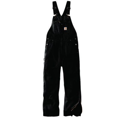 Image showing  Men's Quilt-Lined Washed Insulated Bib Overalls
