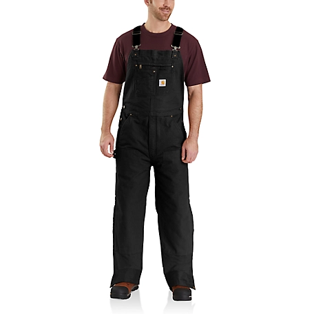 Carhartt Quilt-Lined Washed Bib Overalls, 104031
