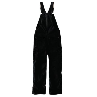Image showing  Men's Quilt-Lined Washed Insulated Bib Overalls