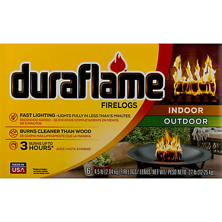 Duraflame 4.5 lb. Firelogs, 3 Hour, 6-Pack