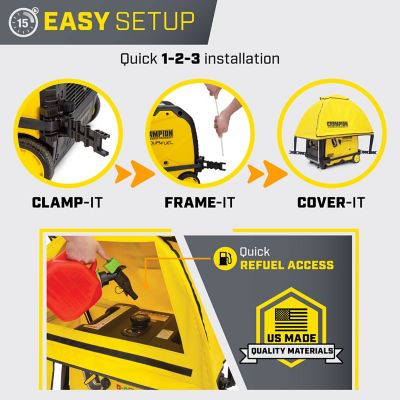 Image showing  Storm Shield Severe Weather Inverter Generator Cover for 2000 to 8500 Starting Watt Inverters
