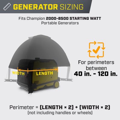 Image showing  Storm Shield Severe Weather Inverter Generator Cover for 2000 to 8500 Starting Watt Inverters