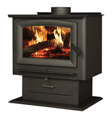 Us Stove 2000 Sq Ft Pedestal Wood Stove With Blower Us2000e Bp