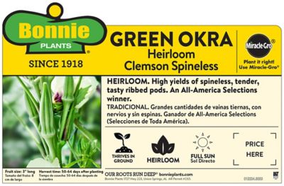 Image showing  Clemson Spineless Okra 19.3 oz.