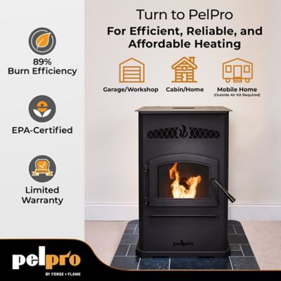 Image showing  2000 sq. ft. Pellet Stove, 70 lb. Hopper Size, PP70