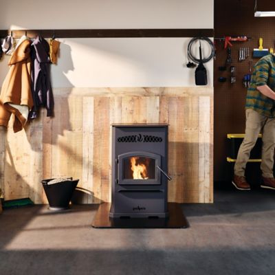 Image showing 6 th Forge & Flame 2000 sq. ft. Pellet Stove, 70 lb. Hopper Size, PP70