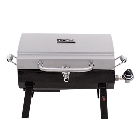 Char-Broil Gas Stainless Portable Grill 200, 14.7 in. x 14 in.